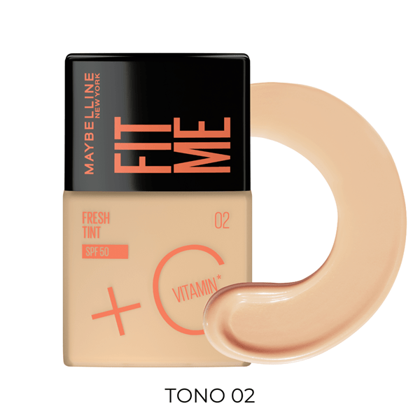 Base Líquida Maybelline Fit Me Fresh Tint Spf 50 2
