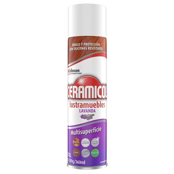 Lustramuebles Ceramicol Lavanda 360ml alt