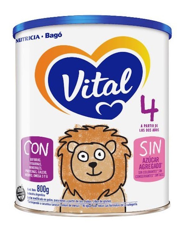 Leche Infantil Vital 4 2+ Años x 800 g