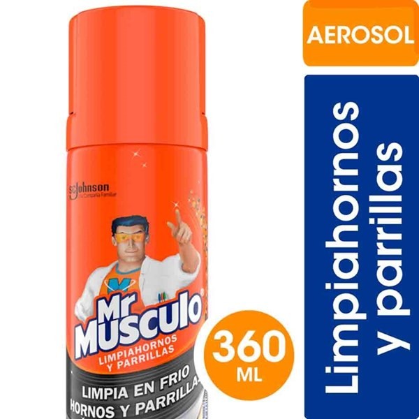 Vea Limpiahornos Y Parrilla Mr Musculo Aerosol 360 Ml
