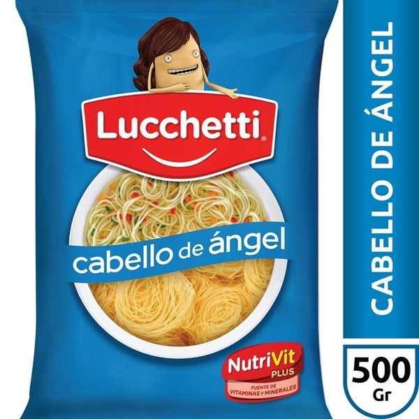 Fideos Cabello De Ángel Lucchetti 500 G. #1