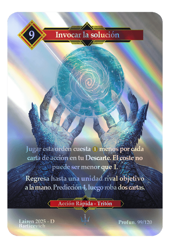 099 Invocar La Solucion Metal - Coste 9