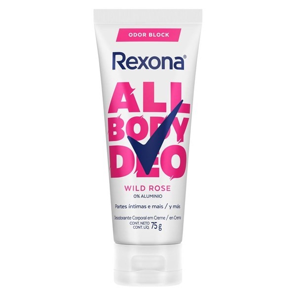 Desodorante en Crema Rexona All Body Wild Rose x 75 ml