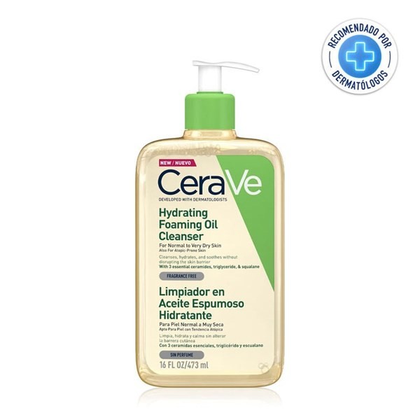 Cerave Limpiador Aceite de Ducha Piel Normal a Muy Seca 473 ml