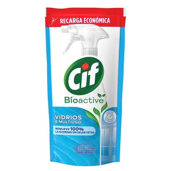 Limpiador Cif Vidrios Bioactive Dp 450 Ml alt