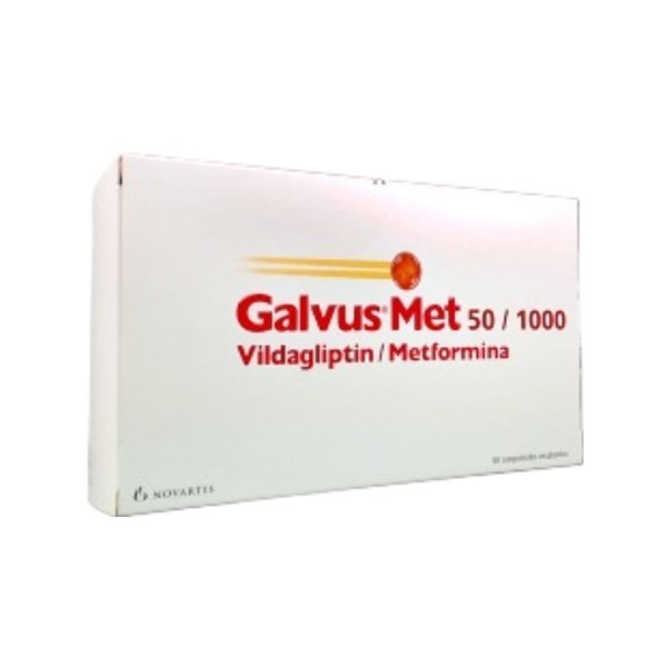 Celnova Galvus Met Vildagliptin + Metformina 50 / 1000 Mg x 60 Comp #1
