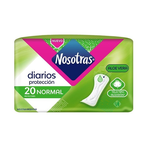 Nosotras Protectores Diarios Normal Con Extra Seda (20 Unidades) alt