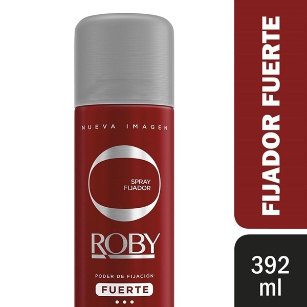 Roby Spray Fijador Fuerte Reforzador (Rojo) 392 ml #1