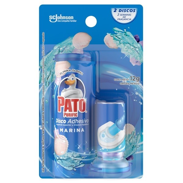Pato Purific Discos Adhesivos Fragancia Marina alt