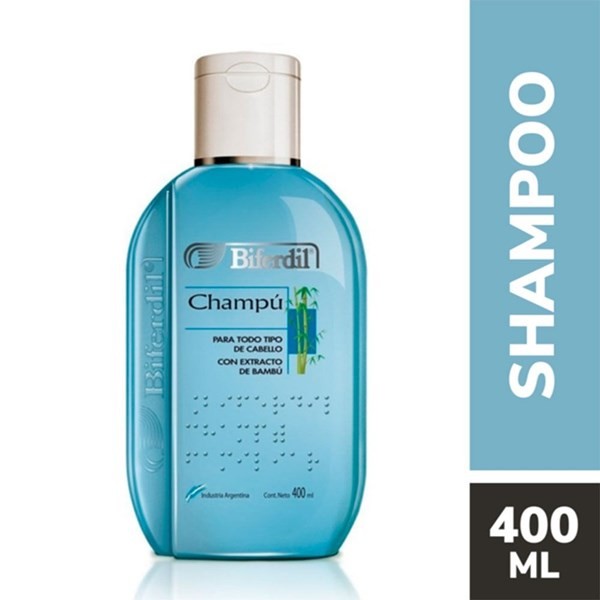 Biferdil Shampoo Con Extracto de Bambu 400 ml #1