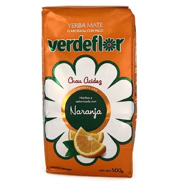 Yerba Mate Verdeflor Naranja x 500 g