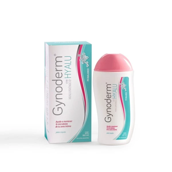 Gynoderm Hyalu Jabón Líquido Intimo Femenino 180 ml