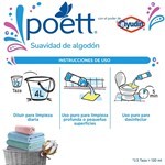 Limpiador Desinfectante De Pisos Poett Suavidad De Algodon 900 Ml #5