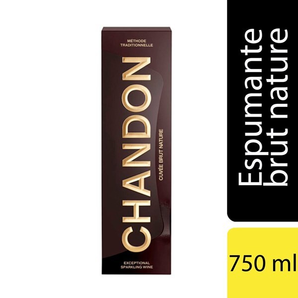 Estuche Espumante Chandon Brut Nature 750 Cc. #1