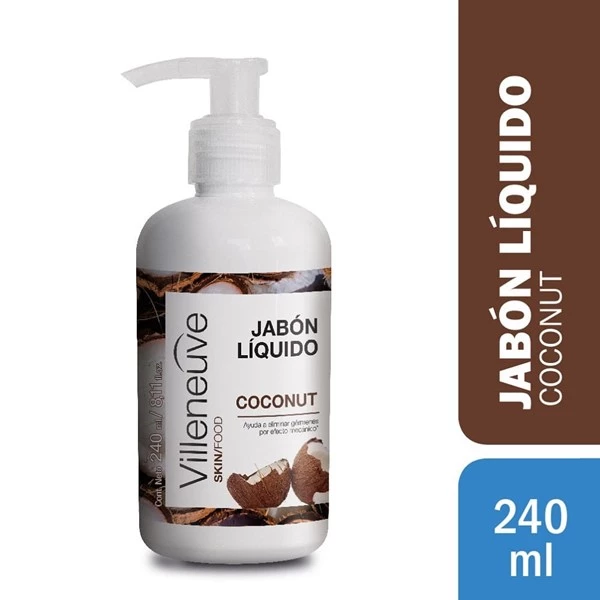 Villeneuve Jabón Liquido Coconut 250 ml