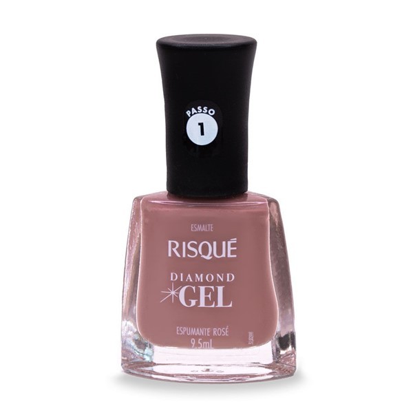Esmalte Para Uñas Risqué Diamond Gel x 9,5 ml Espumante Rose alt