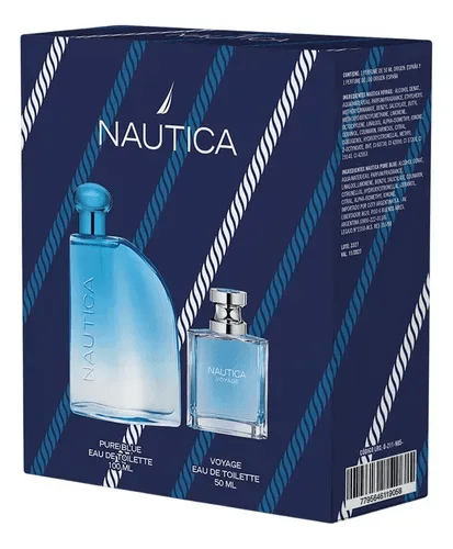 Nautica Set Pure Blue Edt 100 Ml + Voyage Edt 50 Ml Tamaño 2 Unid alt