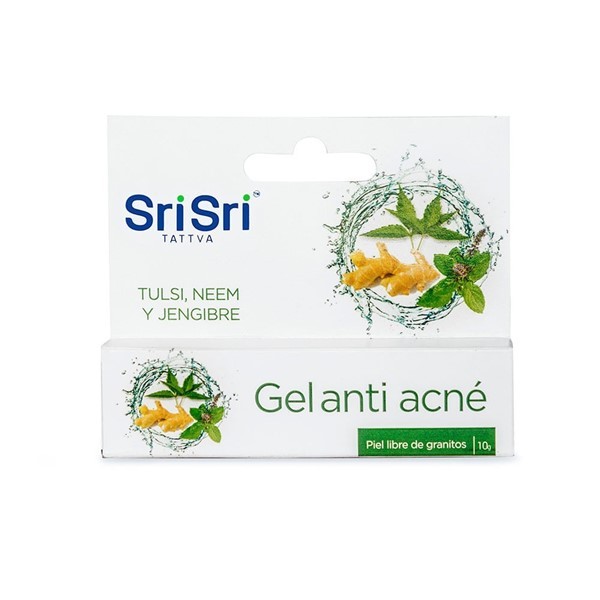 Sri Sri Gel Anti Acne Piel Libre de Puntos Negros 10 g #1