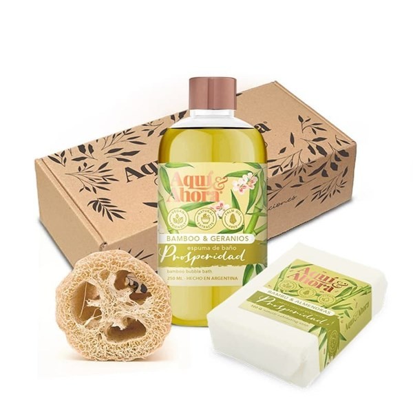 Aquí & Ahora Set Prosperidad Bamboo & Geranios 3 Unid #1