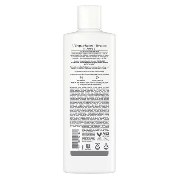 Shampoo Dove Uv Repair x 400 ml alt