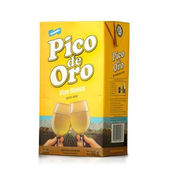 Vino Blanco Dulce Pico de Oro Brik 1 lt. #1