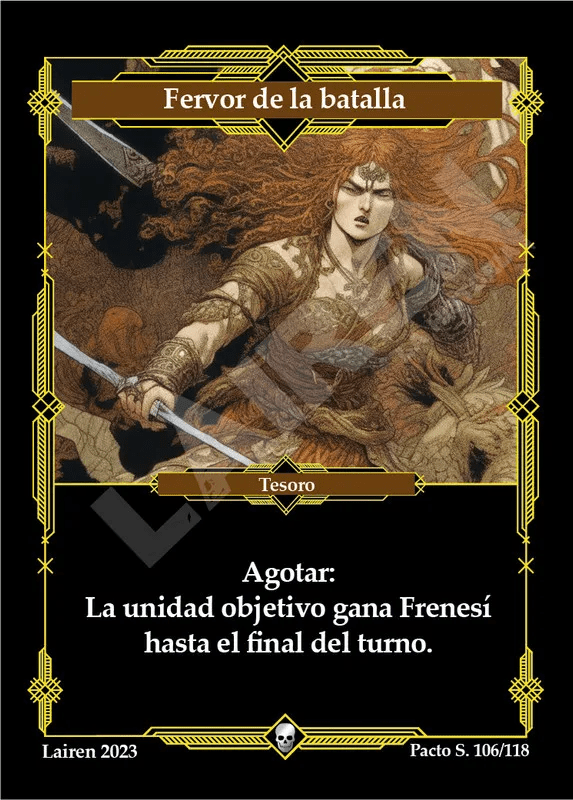106 Fervor De La Batalla 1ra Edicion