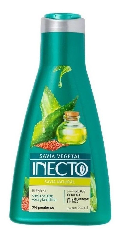 Inecto Savia Natural Aloe Vera Con Y Sin Enjuague 200ml #1