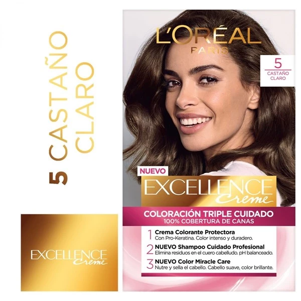 Excellence Kit de Coloracion Castaños 5 Castaño Claro