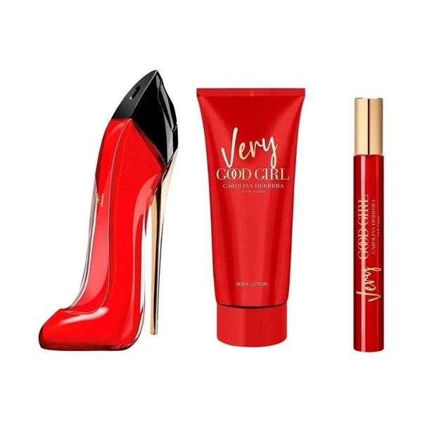 Carolina Herrera Cofre Very Good Girl EDP 80 ml + Body Lotion + Travel Size  alt