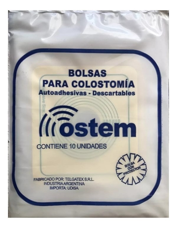 Bolsa para colostomia | 10 unidades | Ostem