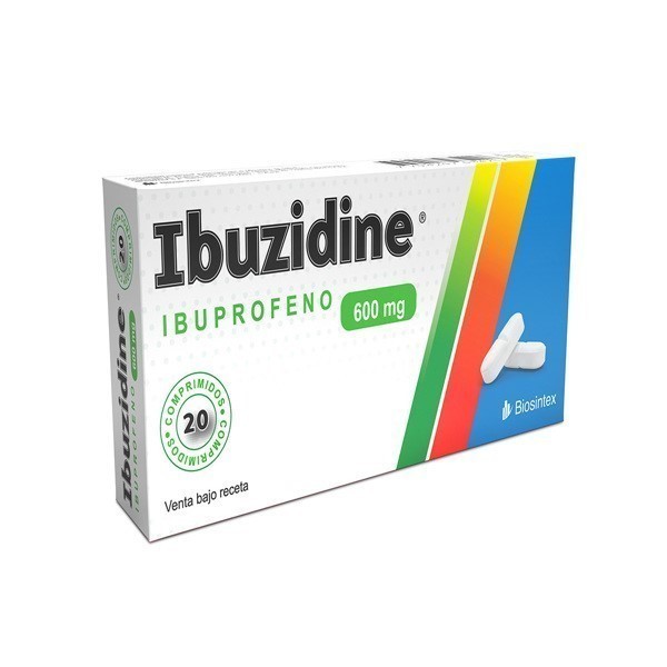 Biosintex Ibuzidine Ibuprofeno 600mg X 10 Comprimidos #1