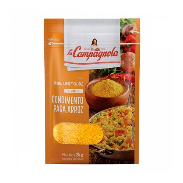 Condimento Para Arroz La Campagnola en Sobre 23 g. #1