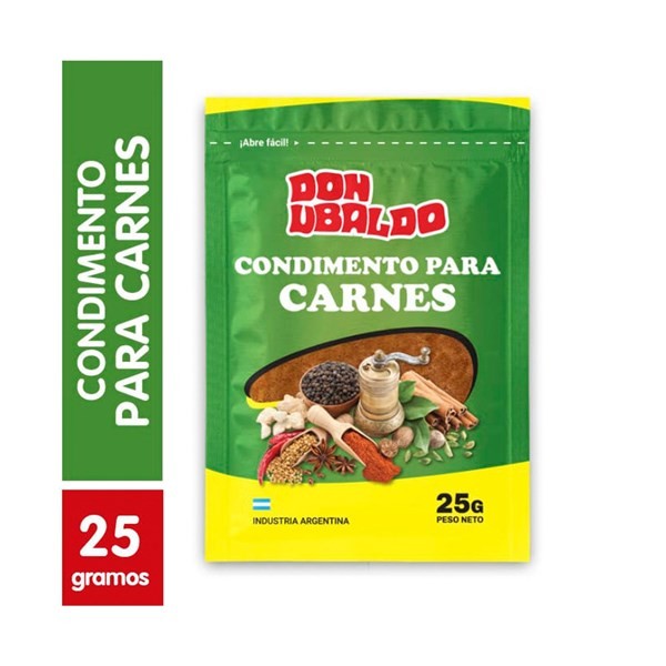 Condimento Para Carne Don Ubaldo 25 g. #1