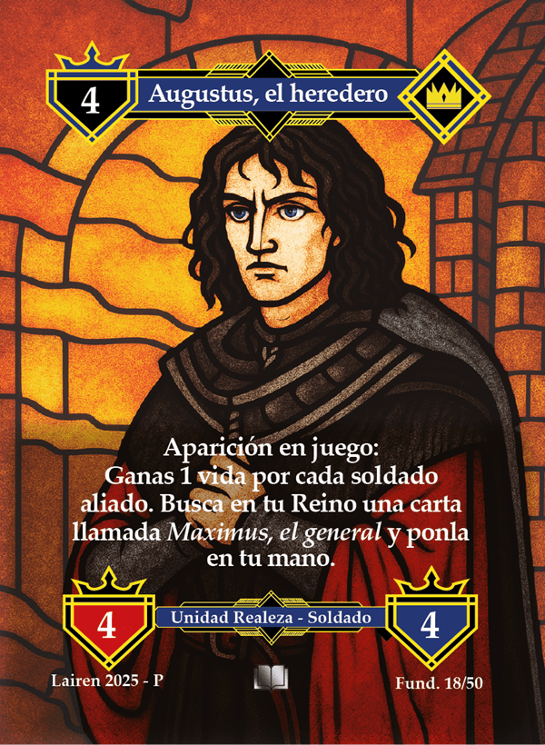 018 Augustus, El Heredero Full Art - Coste 4 #1