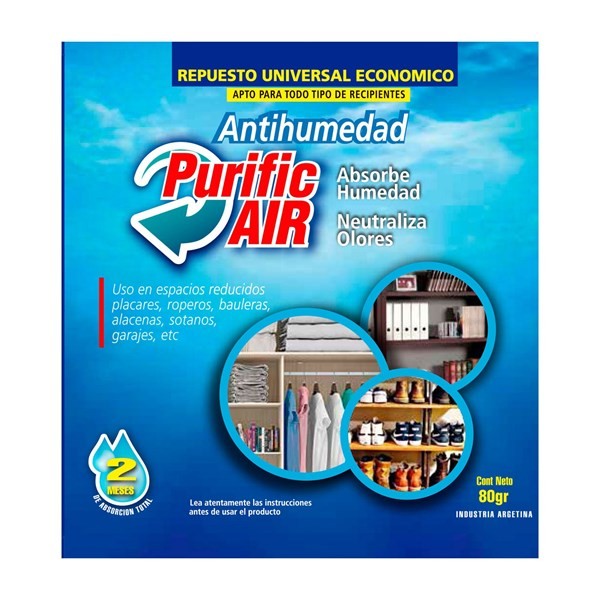 Repuesto Antihumedad Purific Air Neutro 80 g. #1
