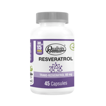 QUALIVITS RESVERATROL 60MG X45 CAPSULAS