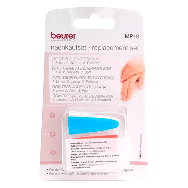 Beurer Repuesto de Lima Manicuría 18 mp 3 Unid alt