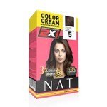 Nat Tintura en Kit Doble Aplicación Color 5 Castano Claro #1