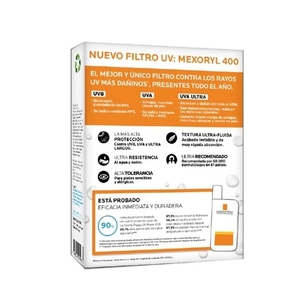 La Roche-Posay Protector Solar Roche-Posay Anthelios Fluido Invisible Fps 50 x 50 ml + Toleriane Sensitive Creme x 15 ml de Regalo alt
