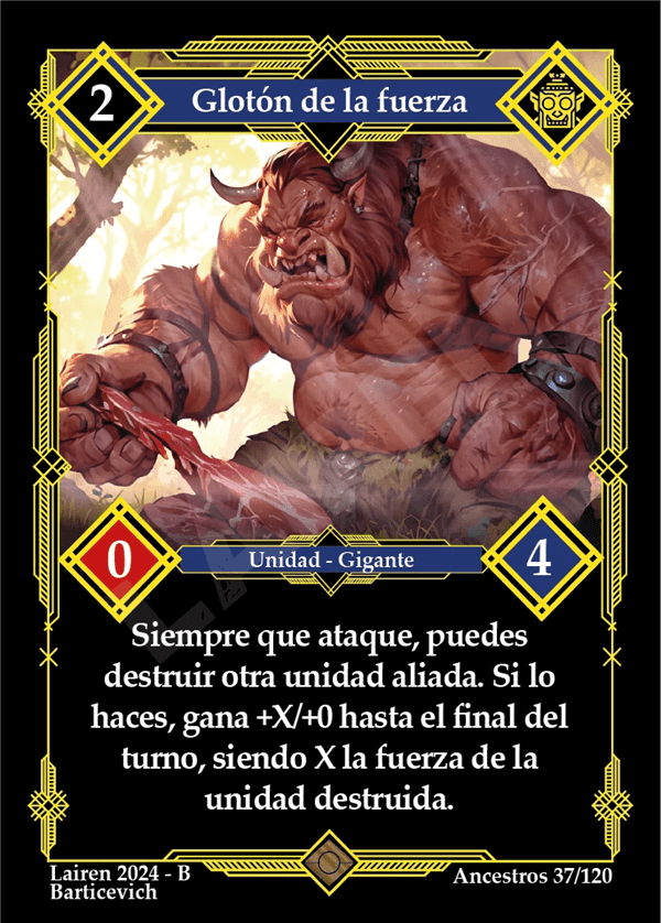 37 Gloton De La Fuerza - Coste 2