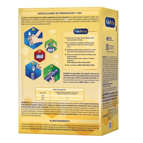 Enfabebe Leche Infantil en Polvo Etapa 1 (800 Gr) alt