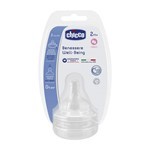 Chicco Tetina Well Being 3 m+ Flujo Medio 2 Unidades #1