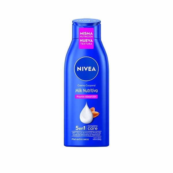 Nivea Crema Corporal Hidratante Milk Nutritiva 5 en 1 piel Extra Seca 400 ml alt