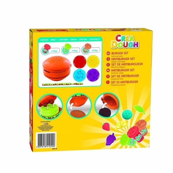 Set Masas Cresko Hamburguesa Crea Dough x 3 Potes alt