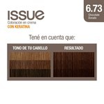 Issue Kit Tintura en Crema Keratin Color 6.73 Chocolate Dorado #3