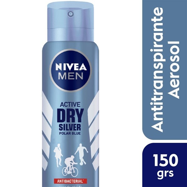 Nivea Antitraspirante Silver Protect Polar Blue Spray For Men 150 ml alt