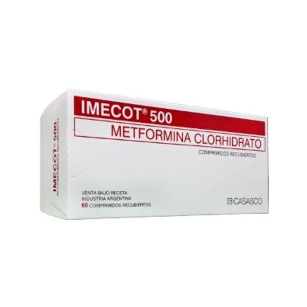 Casasco Imecot Metformina 500 Mg x 60 Comp