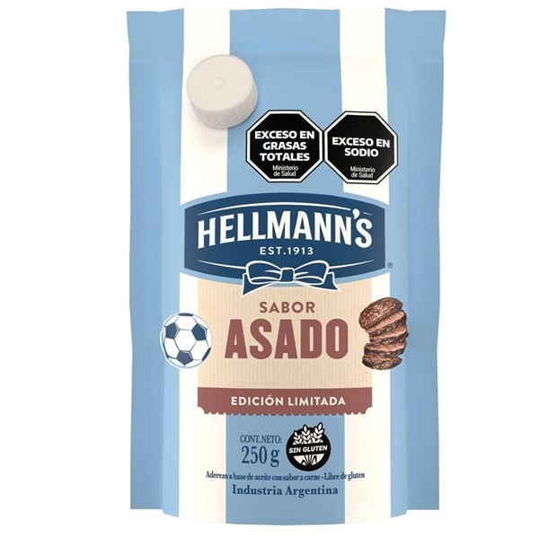 Mayonesa Sabor Asado Hellmanns 250 Ml. #1