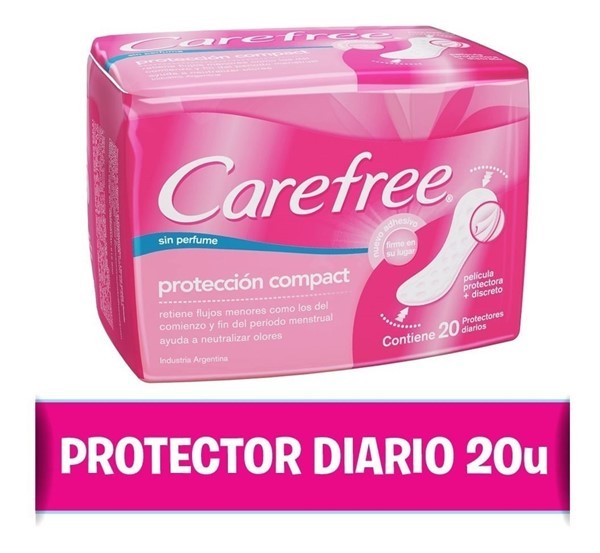 Carefree Compact Sin Perfume 20 Pro Dia