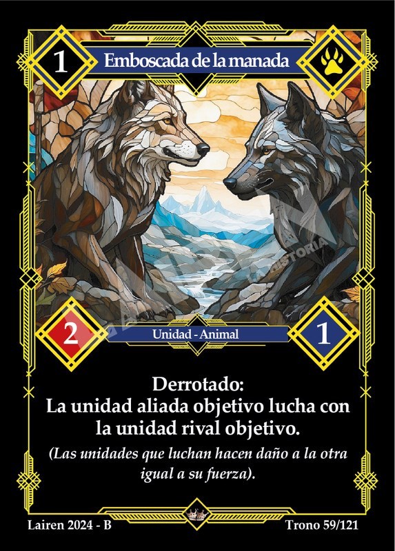 059 Emboscada De La Manada Precon Animal/Insecto - Coste 1